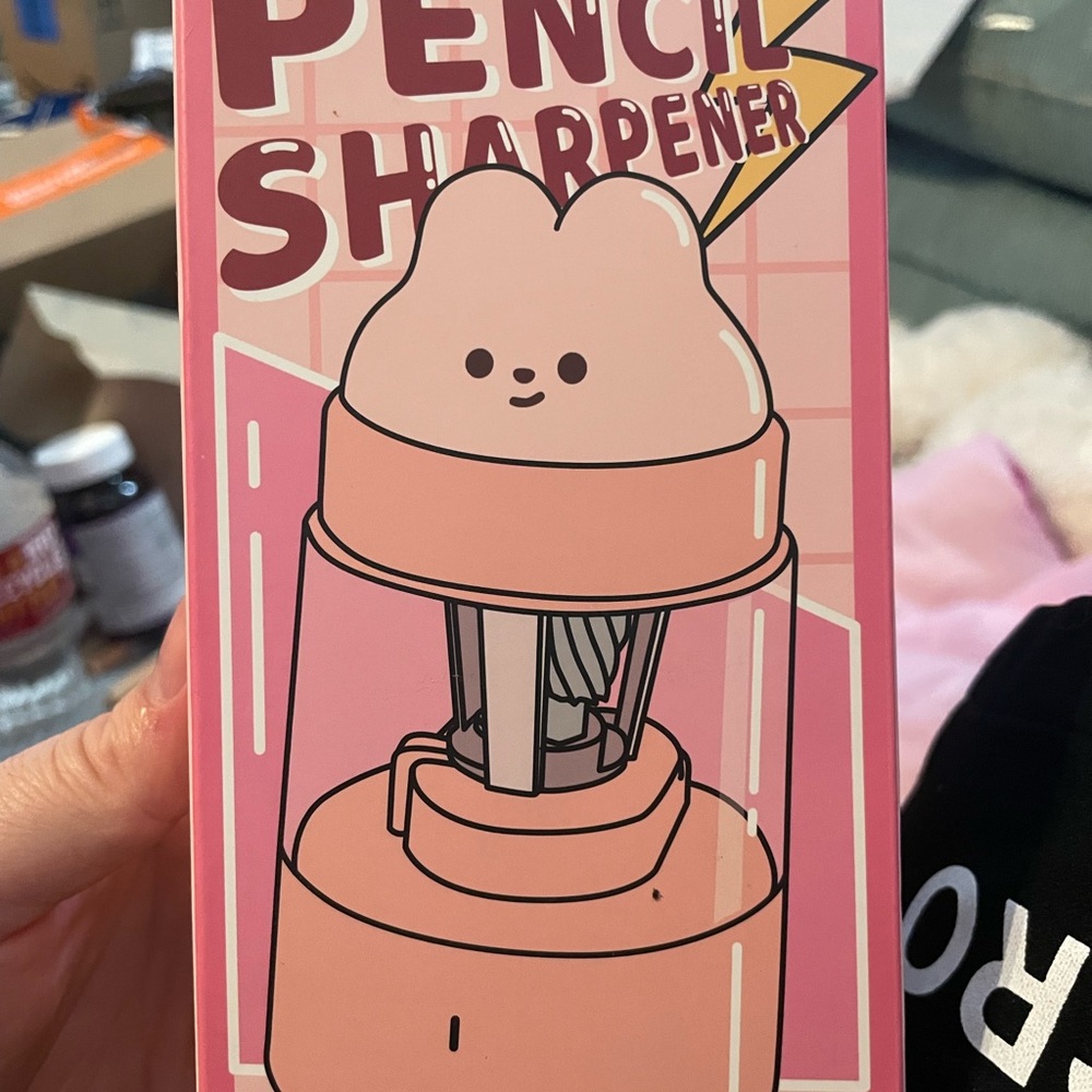 Pink Cute Cartoon Pencil Sharpener